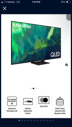 Samsung Q70A 75" Class HDR 4K UHD Smart QLED TV. Samsung - 75" Class Q70A Series QLED 4K UHD Smart Tizen TV Q70A QN75Q70AAF / QN75Q70AAFXZA Rarely us