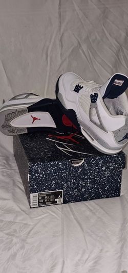 Air Jordan Retro 4 "Midnight Navy" Sz 10 Used