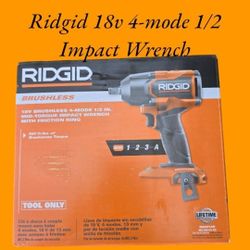 Ridgid 18v 1/2 Impact Wrench (Tool-Only) 