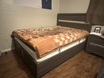 Cama Queen Set Grey