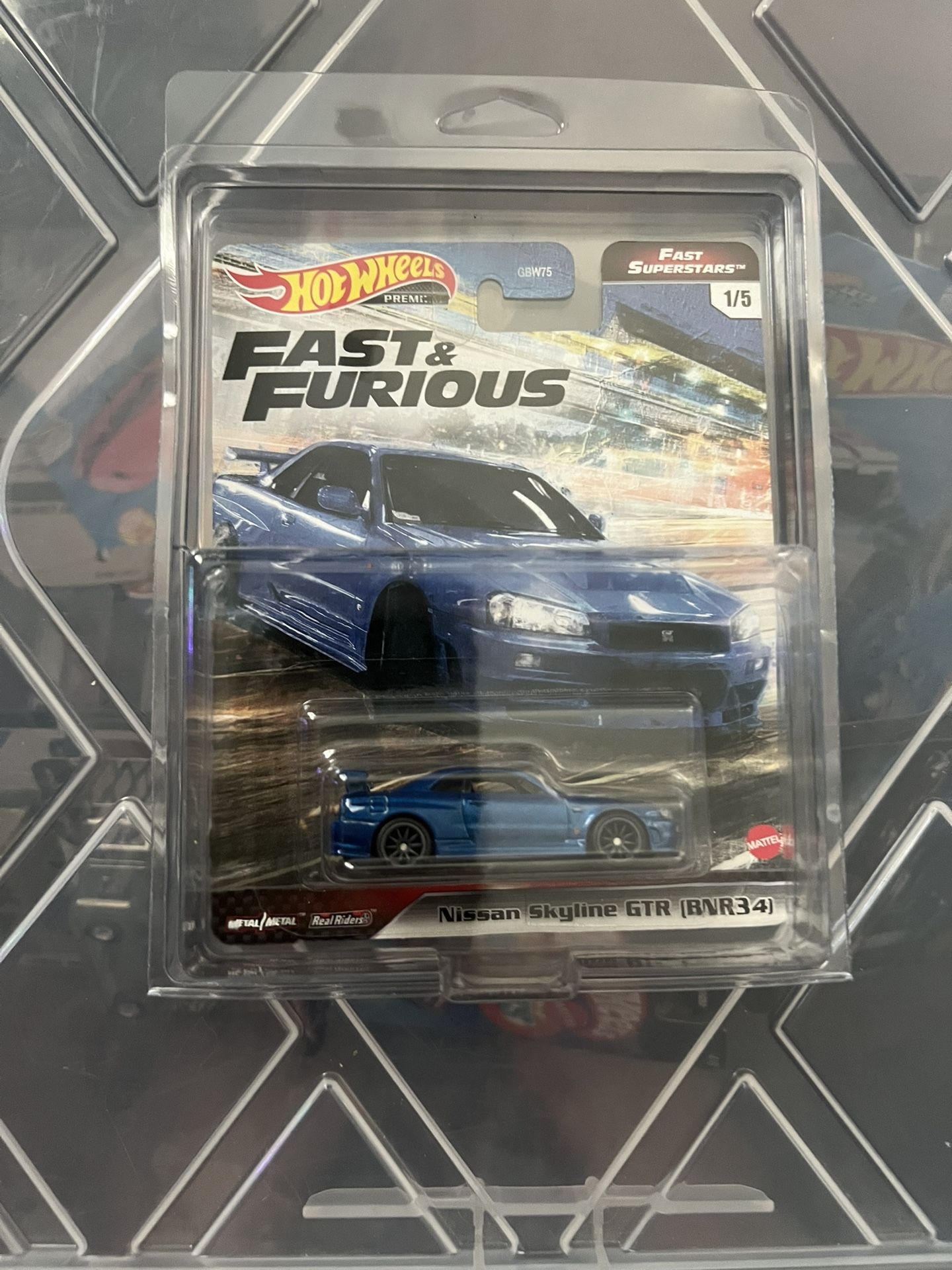 Hot Wheels Fast & Furious Nissan Skyline GTR R34 Fast Superstars