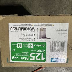 Siemins 125 amp outdoor breaker box