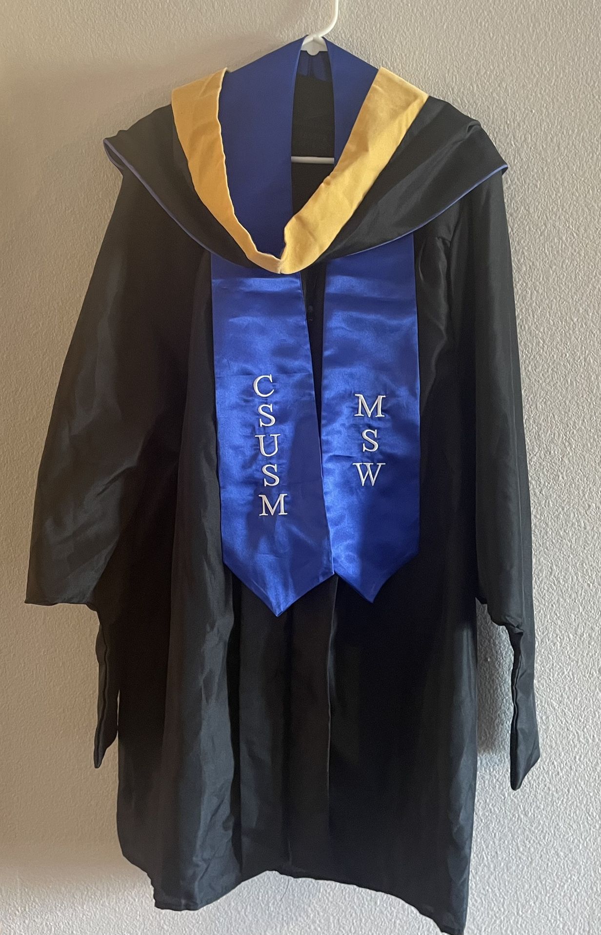 Graduation Gown - CSUSM MSW