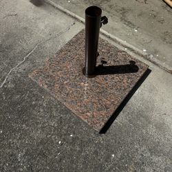 Marble Umbrella Stand On Wheels