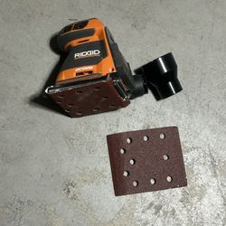 Ridgid 18v Octane Brushless 1/4” Sheet Sander (tool Only)