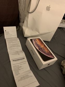 Unlocked gold iPhone X’s max 256gb