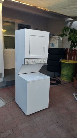 24 inch wede stackable washer gas dryer