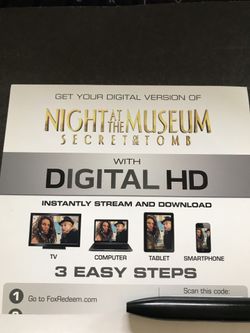 NIGHT AT THE MUSEUM - SECRET OF THE TOMB - HD digital