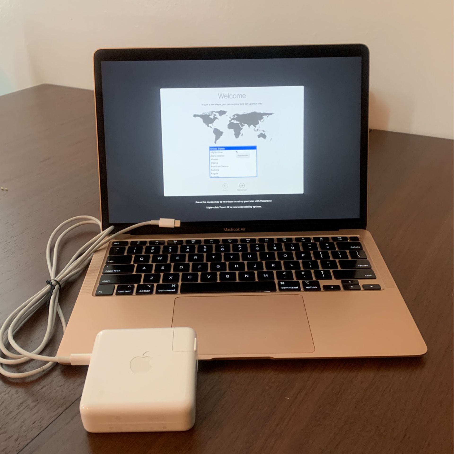 Rose Gold MacBook Air 2020