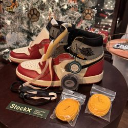 Nike Jordan 1 Union LA Chicago Size 9 Men High Top - New & Authenticated ! 