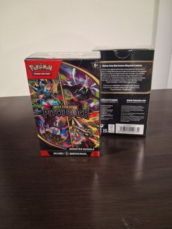 NEW UNOPENED POKEMON MEGA EVOLUTION PITCH BLACK BOOSTER BUNDLE!!