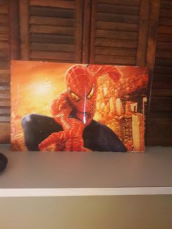 Spiderman picture frame
