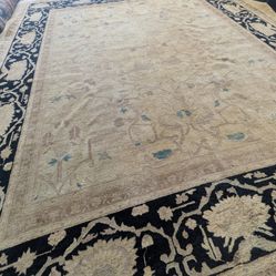 Handmade Wool Rug 10x11'4