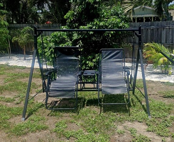 2 Person Reclining Swing Zero-Gravity