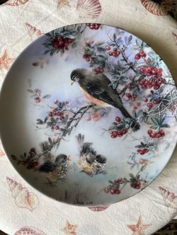 1991 Delicate Accord by Lena Liu Collectors Plate