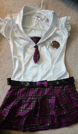 Sexy School Girl Costume. Halloween Costume