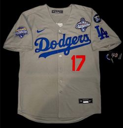 Ohtani Dodgers Youth Grey Jersey