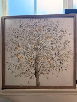 Beautiful framed tree art. Hobby lobby.