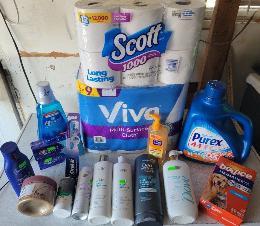 Dove And Household Essential Bundle