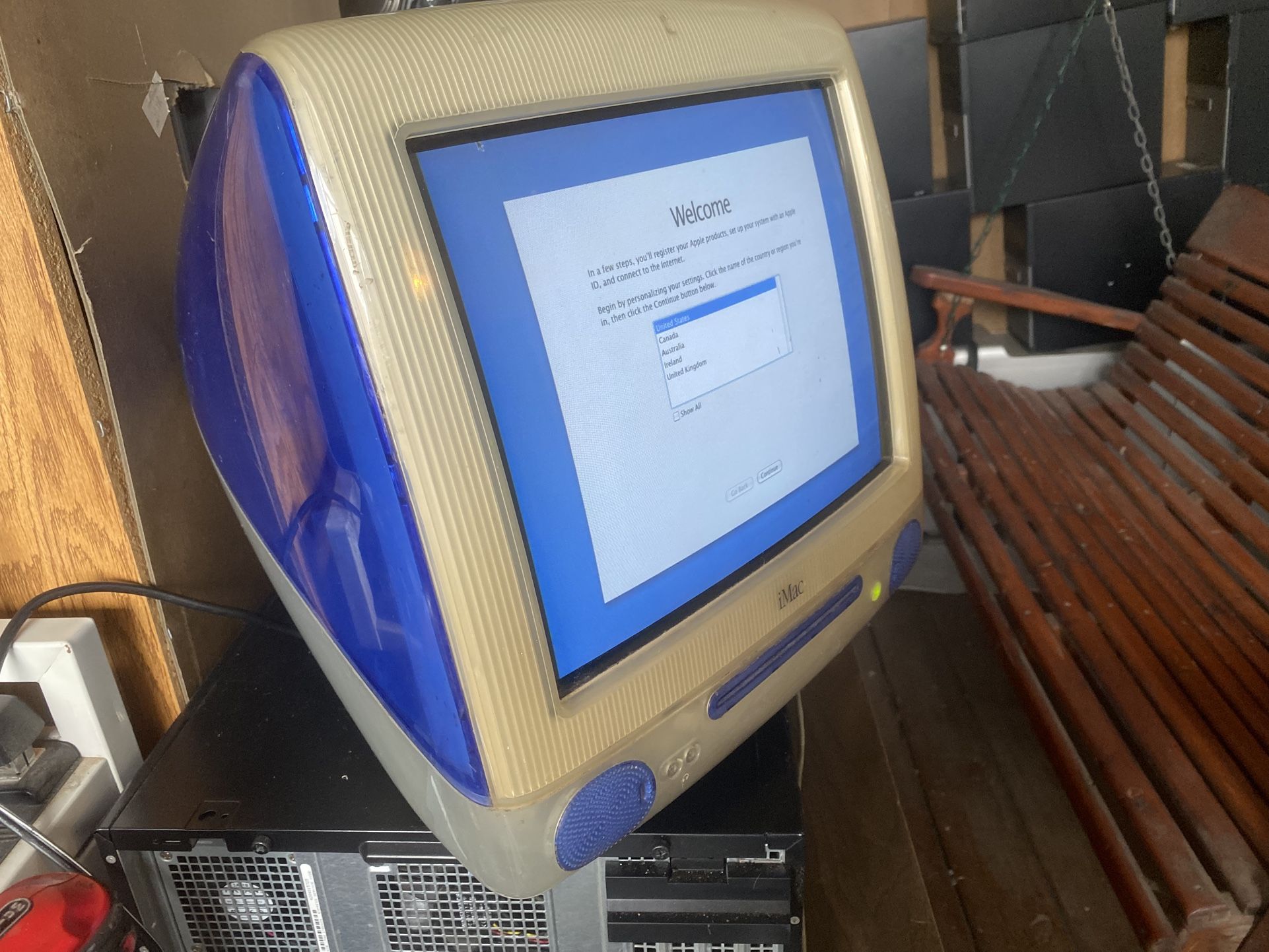 Apple G3 iMac Indigo