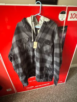 Flannel hoody