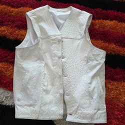 Chaleco de Avestruz y Borrego