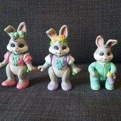 Fisher Price Bunny Figures