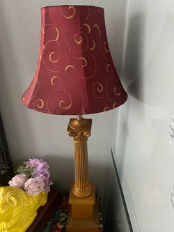 Neoclassical Corinthian Column Table Lamp Base