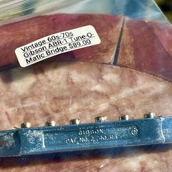 Vintage Gibson ABR-1 Tune-O-Matic Electric Guitar Bridge 
