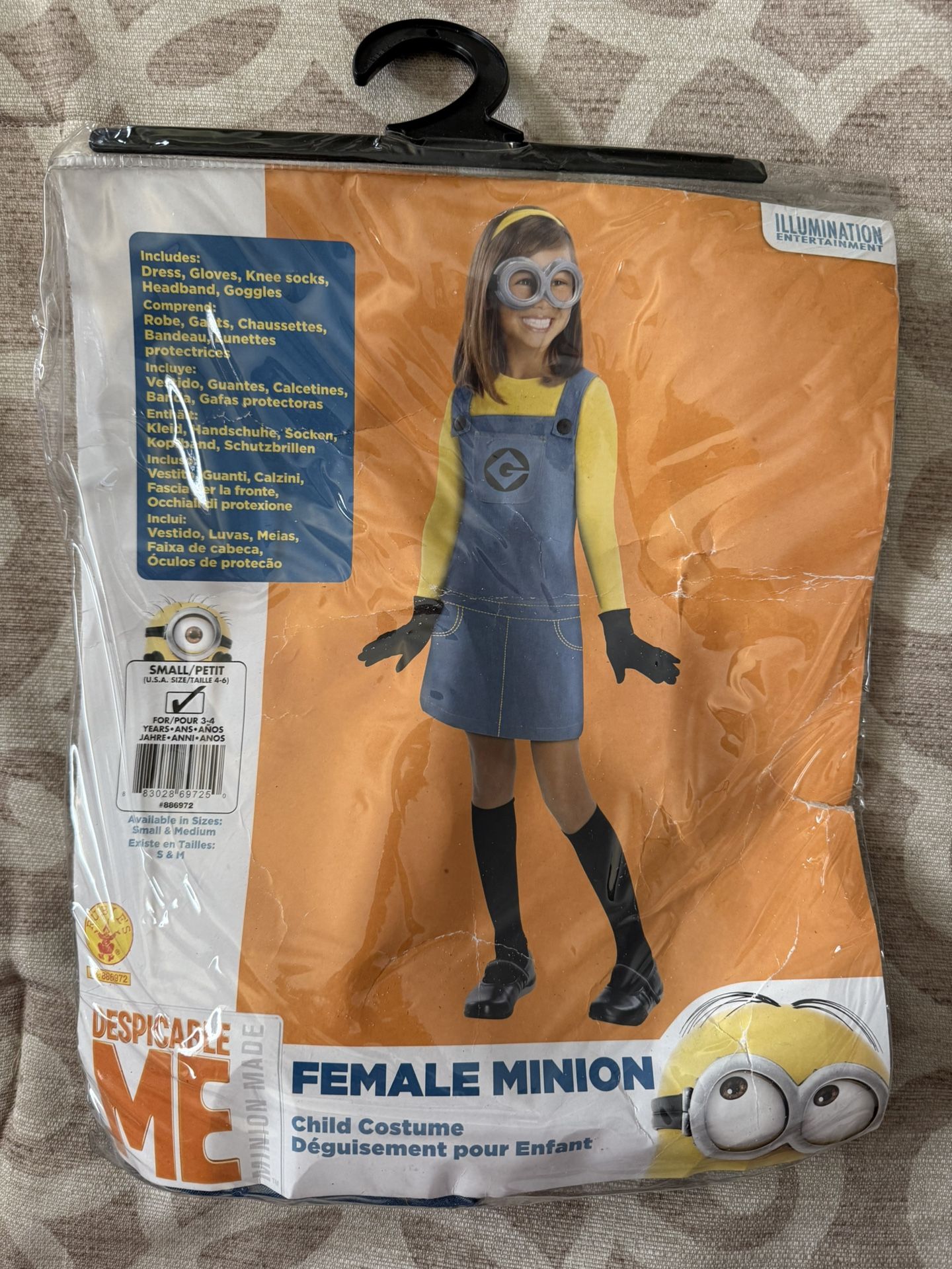 Girl Female Minion Costume