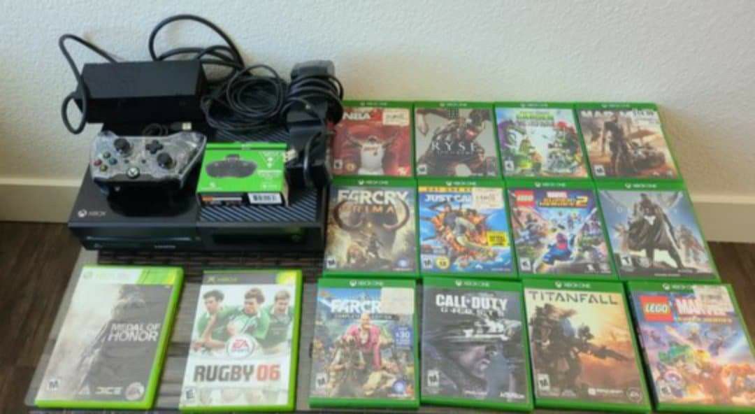 Xbox One and 14 games $180 for all...