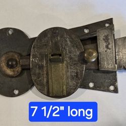 Antique Georgian Steel Latch Lock