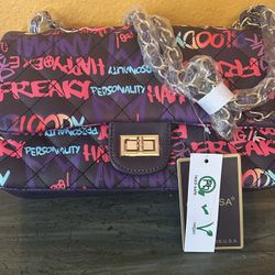 New Graffiti Purse. Trendy And Cute!