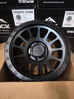 17" LOCK YOSEMITE rims  17x9 +1mm offset