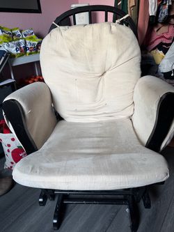 Glider Rocking Chair with Ottoman