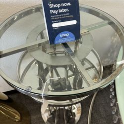 Glass Cake Table
