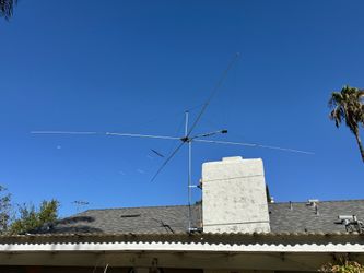 HF 8 Band Amateur Ham Radio antenna MFJ 1836H 1kw with 30m 40m , like new