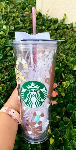 Christmas Snow Globe starbucks Cup
