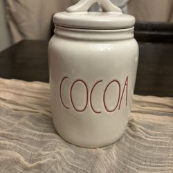 Rae Dunn Cocoa Canister 