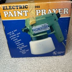Vintage Electric Paint Sprayer Model 2001 w/ Box DIY Tool Retro