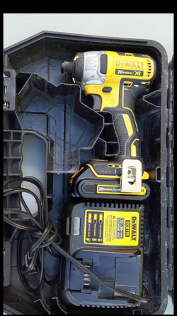 Dewalt impact brushless with battery and charger
