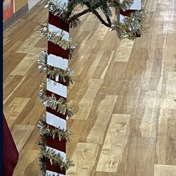 New Handmade Christmas Candy Cane Décor - Solid Wood