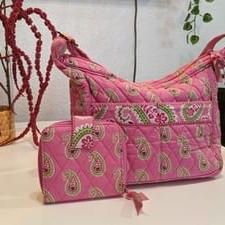 Pink Pansy - Vera Bradley purse and wallet