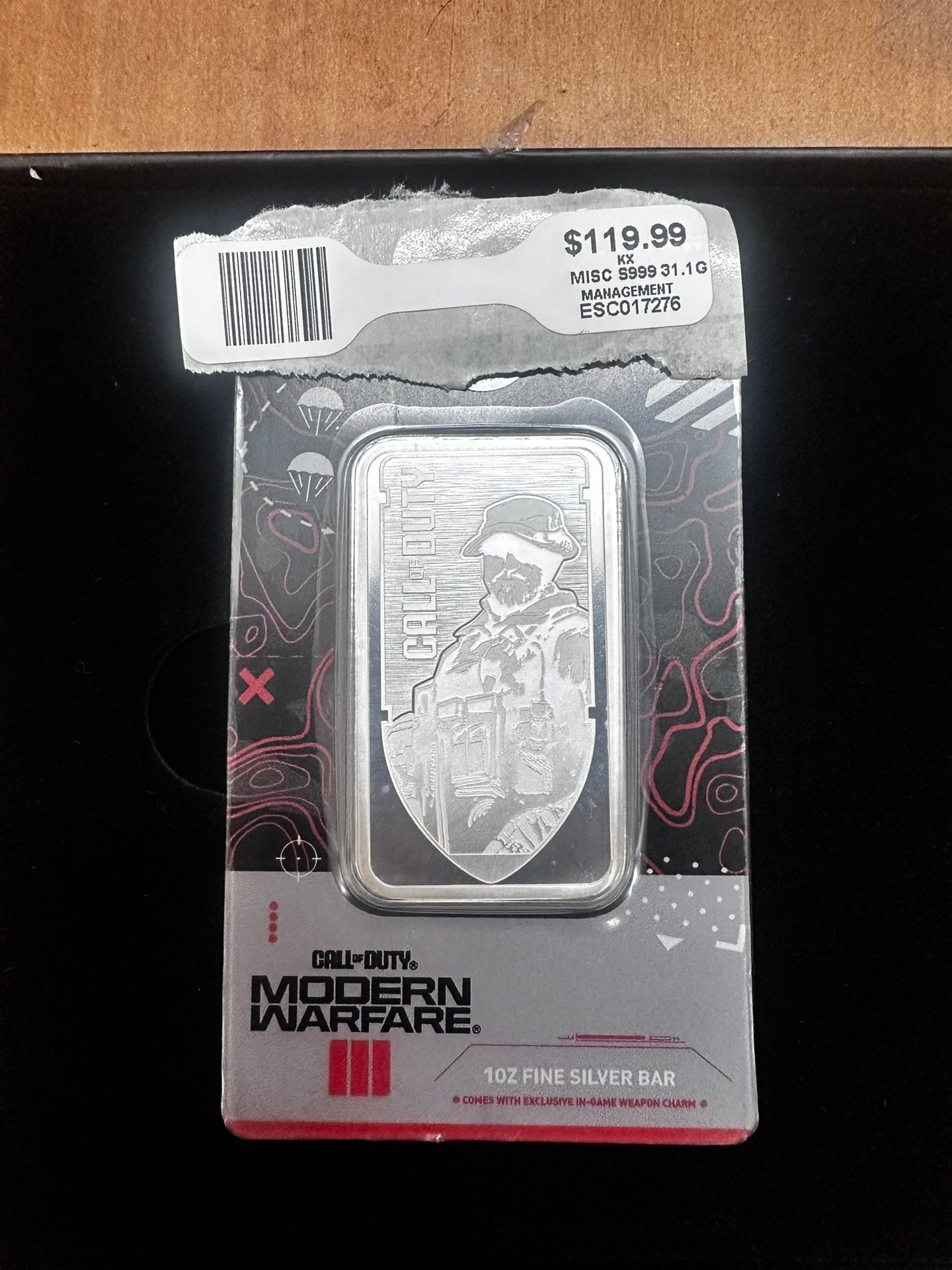 Call Of Duty 1Oz Fine Silver Bar