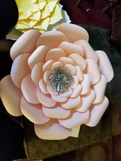 Paper flowers and paper roses