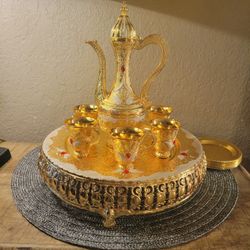 Turkish Coffee Cup And Teapot Set. 