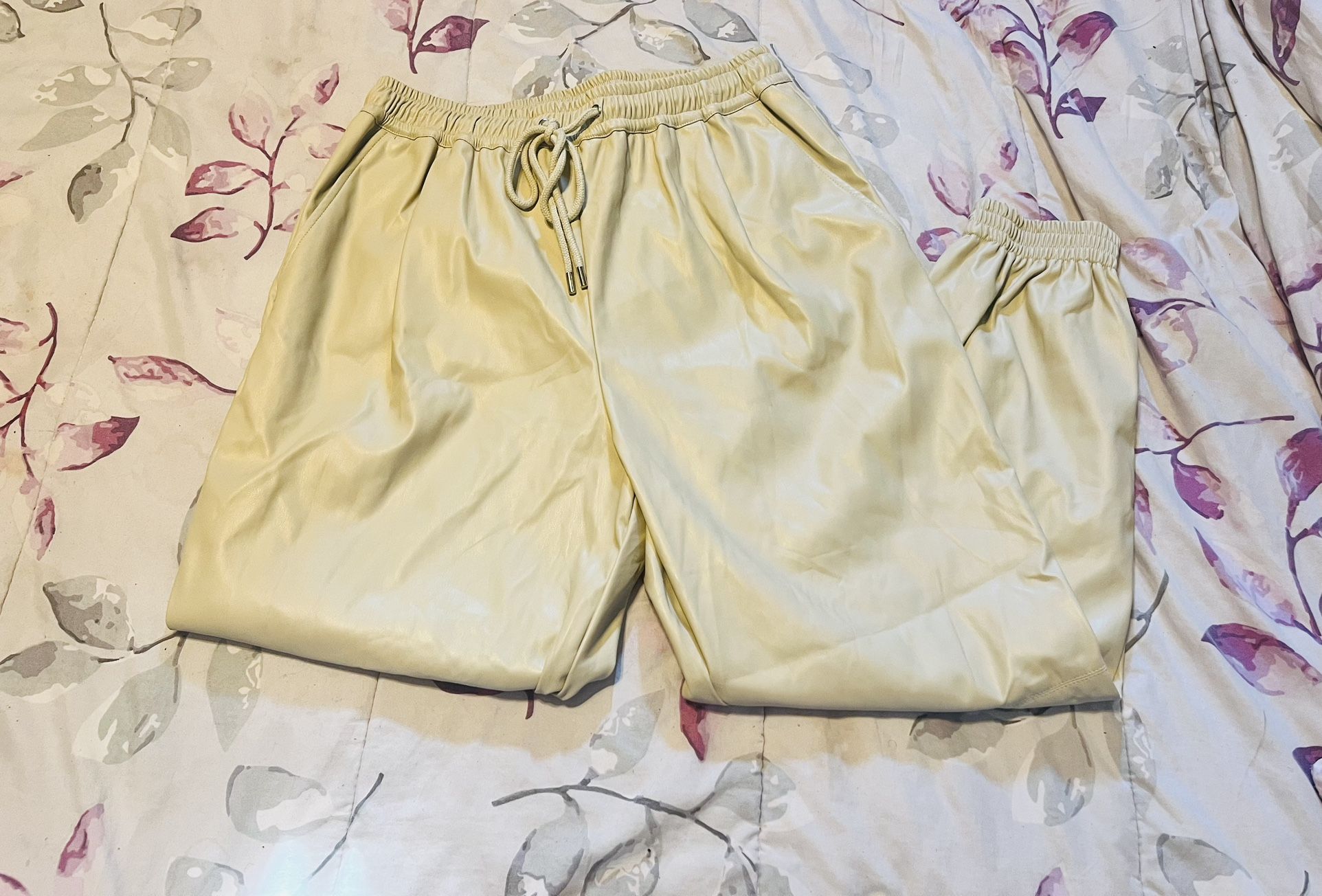 New! Ladies Faux Joggers
