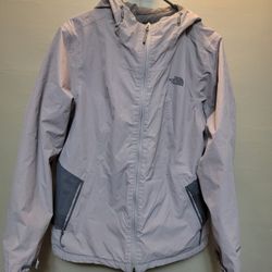 North Face Ladies Jacket Hyvent Waterproof Outer Shell Women XL Lavender for all season jacket/Coat