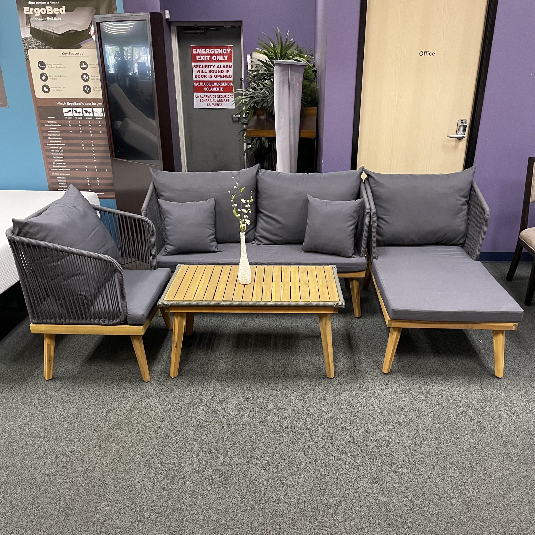 Outdoor Patio Furniture Set, Conversation