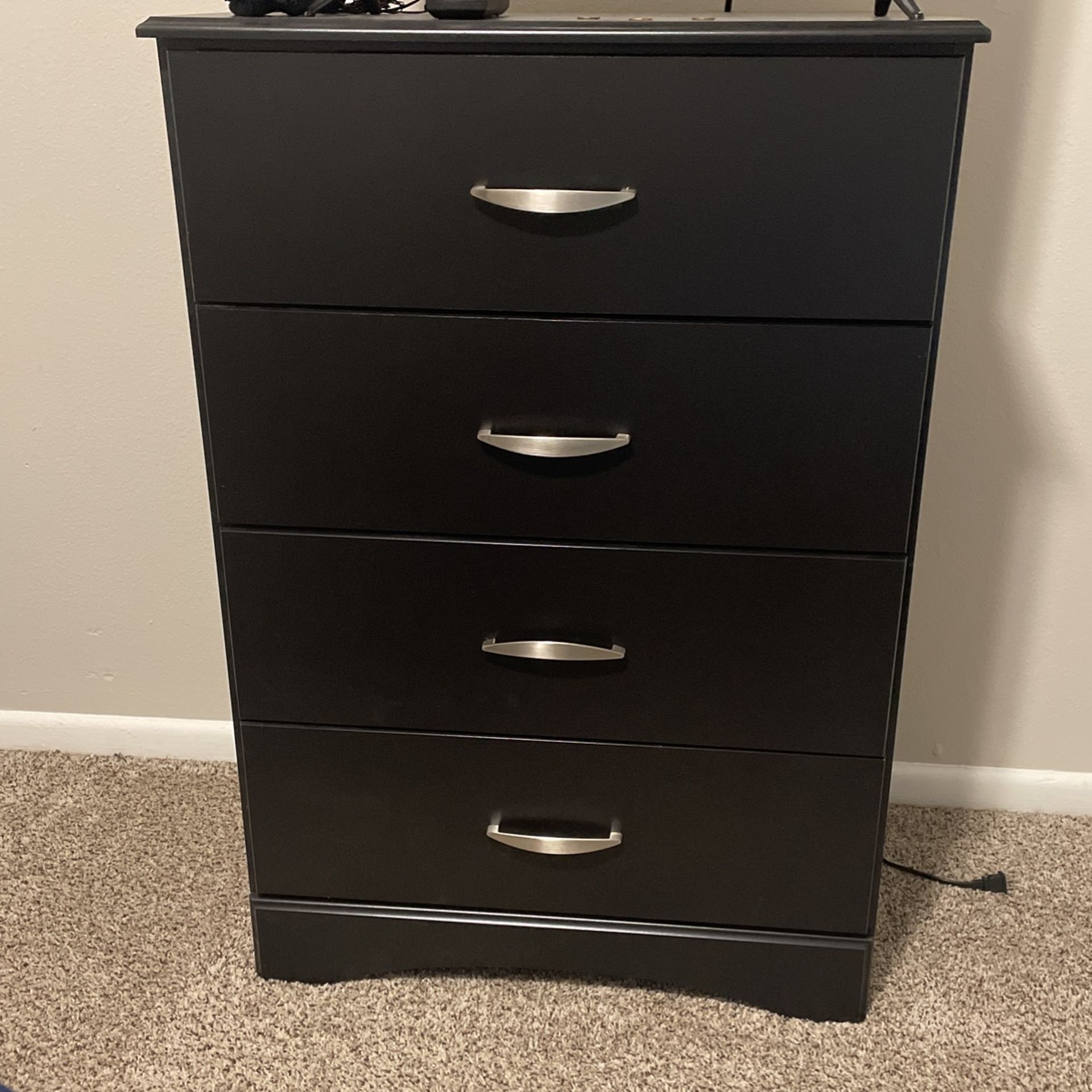 2 End Tables. 1 Dresser With 4 Drawers Never Used